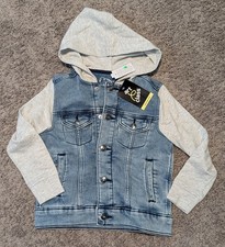 NWT ART CLASS Jean Jacket Hoodie Coat Size 4/5