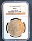 Morgan Silver Dollar 1921