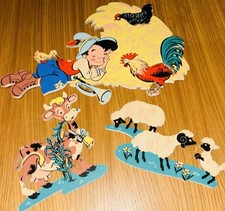 Vintage 1960s Wall Decor: Little Boy Blue  Fr...