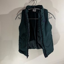 Puma Puffer Sleeveless Vest in Dark Green