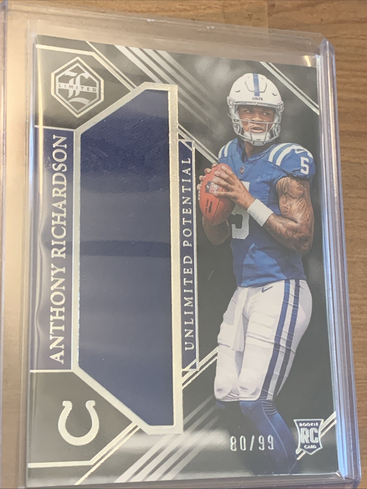 Anthony Richardson Panini Limited Unlimited Potential Relics #LPAR Base