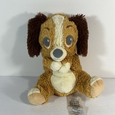 Disney Parks Babies Lady and the Tramp Puppy Dog Soft Stuffed Animal Plush 10"
