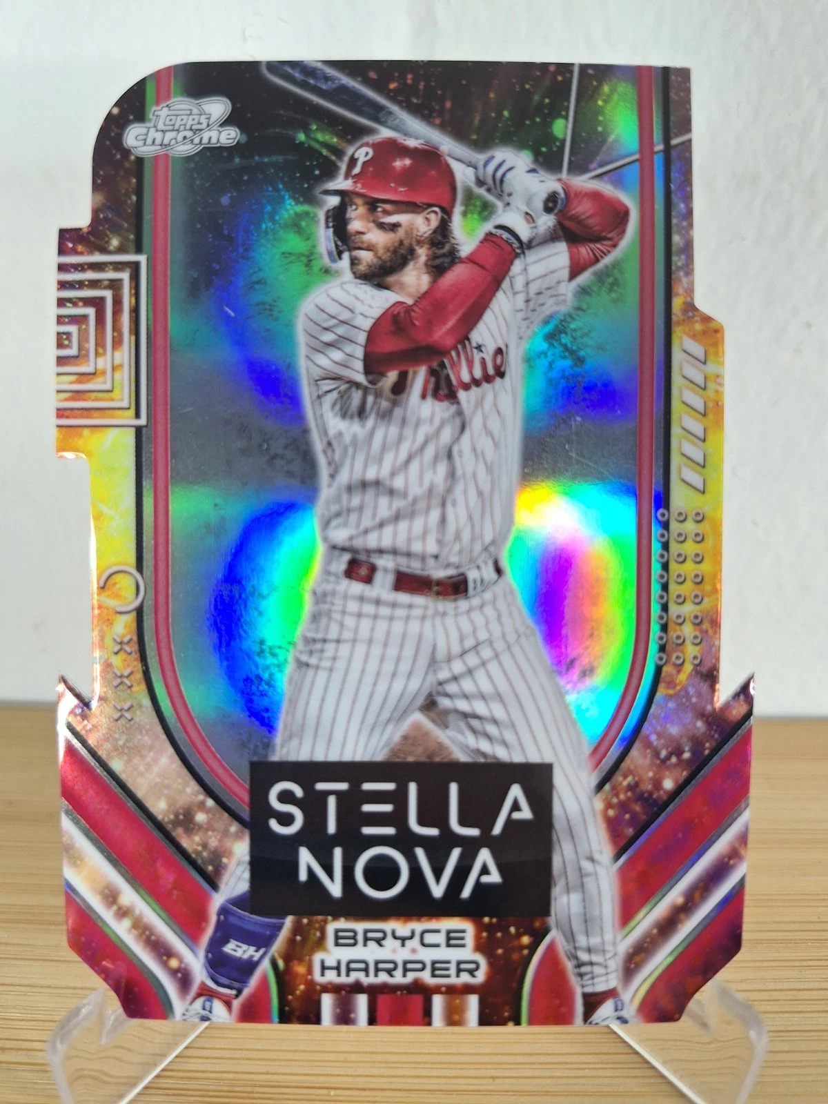 2024 Topps Cosmic Cosmic Chrome Stella Nova #SN-12 Bryce Harper SP Case Hit