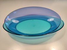 Tupperware Eleganzia Schmetterling C127 Servierschale Obstschale Blau