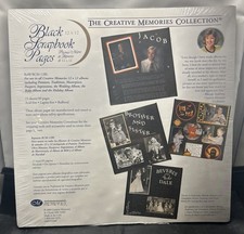Creative Memories Black Refill Pages 12x12 NIP 15 Sheets Sealed
