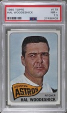 1965 Topps Hal Woodeshick #179 PSA 7.5 2d2