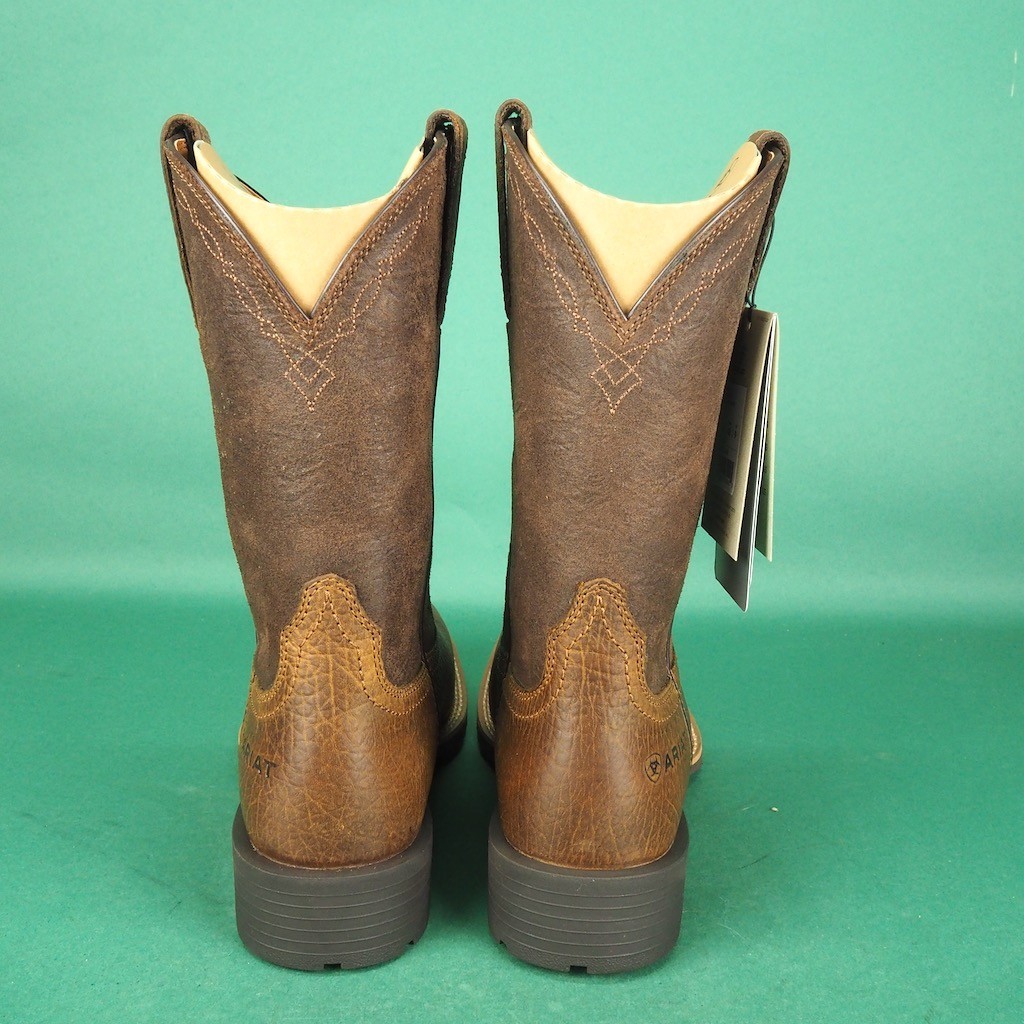 NEW Ariat Hybrid Grit Western Boot Mens 10 D Medium Earth/Alamo Brown Square Toe Ariat Hybrid Grit 11 main image 3