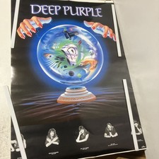 Deep Purple / Slaves and Masters 1990 Japan Original Promo Poster B2 JIS 20x28in