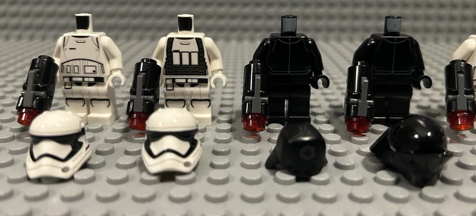 Lego Star Wars Battle Pack Lot (75132 x2, 75131, 75078) USED, FIGURES INCOMPLETE - Image 2 of 4