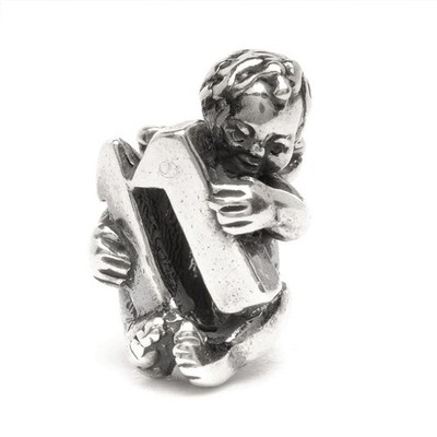 Trollbeads CHERUB/11 BEAD TAGBE-30012 Retired Bead, Silver
