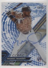 2017 Topps High Tek Blue Rainbow Auto 39/50 Manny Margot #HT-MMA Auto 2d9