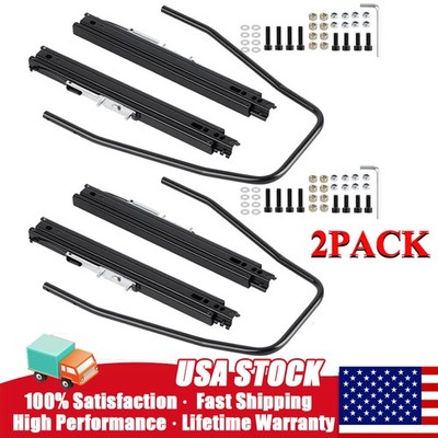 2 Pack Universal Seat Slider Seat Mounting Track Assembly Kit For NRG Sparco USA