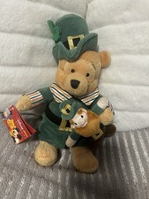 Winnie The Pooh Rare Leprechaun St Patrick’s Day Irish Plus Disney Store Tags