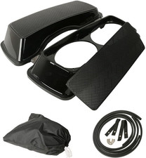 Dual 6X9 Speaker Lids Harley Touring Saddlebag Road King Street Glide 1 Pair