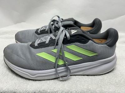 Adidas Mens Size 12 Gray Green Spark Response Athletic Running Shoes