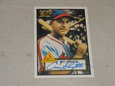 2001 Topps Team Topps Legends Autograph Auto #65 Enos Slaughter