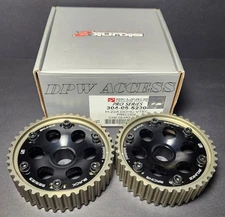 NEW Skunk2 Black Adjustable Cam Gear Set Pair Accord Euro R SiR Prelude F20B H22