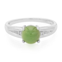 Cavill Ring Silber 925 Chrysopras 0,85Ct Cabochon Damen Edelstein