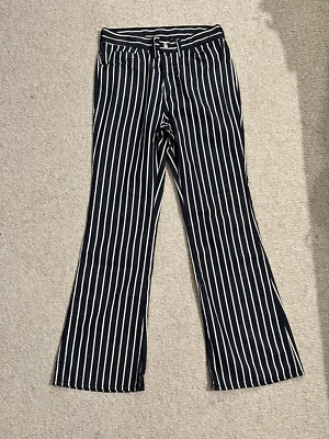 60s BIG E Levi’s vintage STA-PREST Vintage Levis Big E Railroad Striped Colored Denim Jeans Sta-Prest