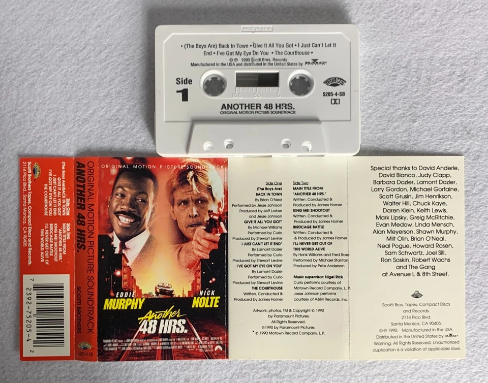 Various – Another 48 Hrs OST, US Cassette - Like New - Image 2 of 4