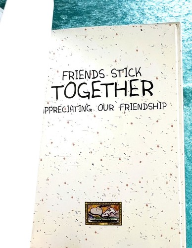 "Snoopy by Everhart" Front Porch Books, "Friends Stick Together" 1999 - Picture 4 of 9