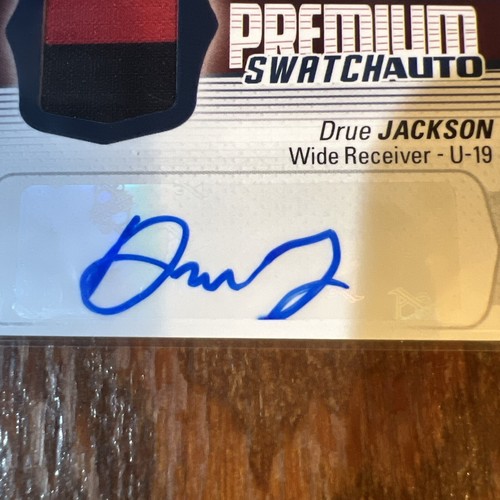 Drue Jackson 2018 Upper Deck USA Football U19 Premium Swatch Auto #FS-8/99 - Foto 6 di 9