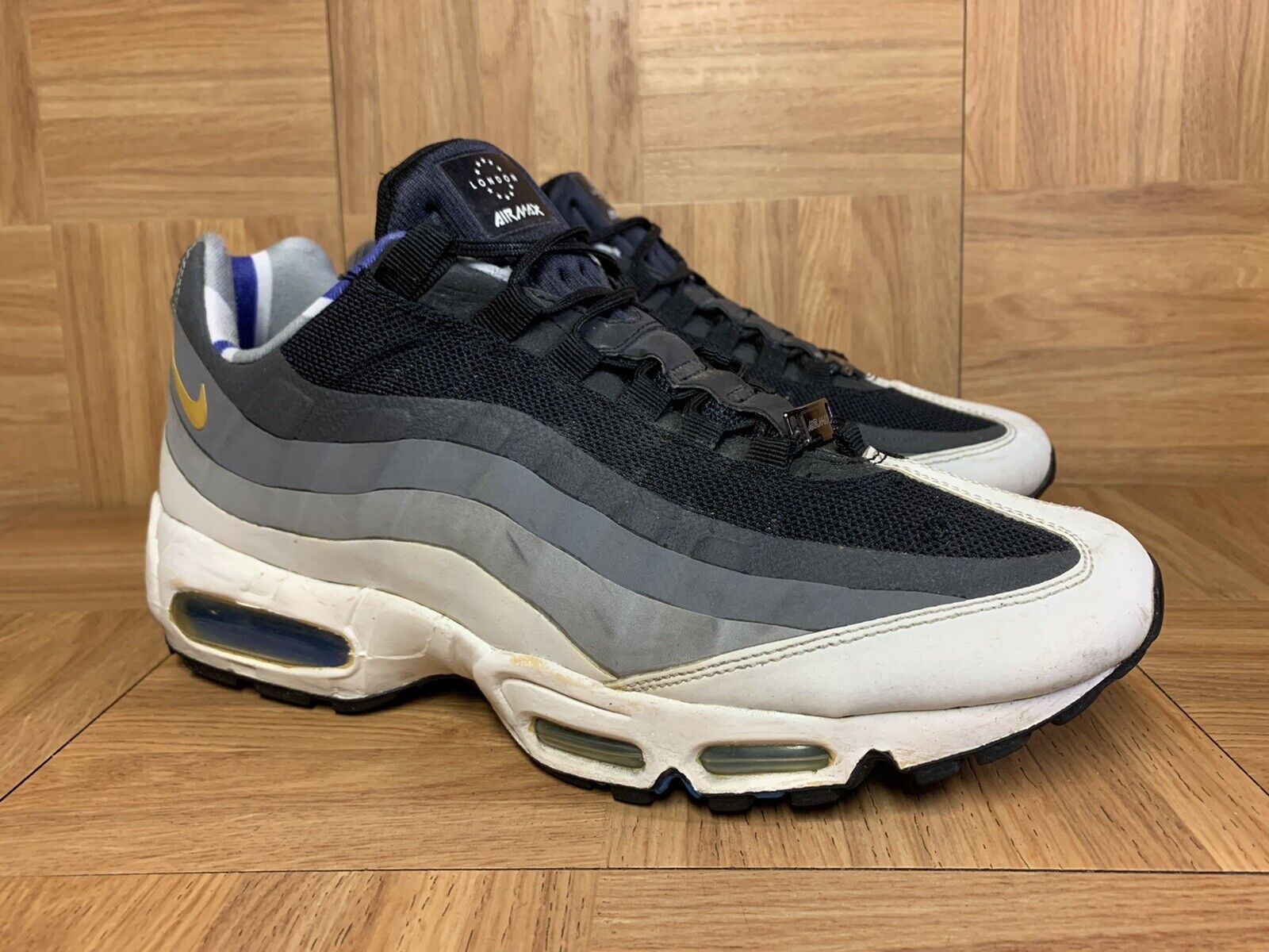 RARE🔥 Nike Air Max 95 City Pack London Leaf Stadium Gray 10 586361-070 | eBay