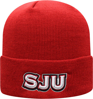 SAINT ST. JOE'S JOSEPH'S HAWKS NCAA BEANIE TOP OF THE WORLD KNIT CAP HAT NWT!