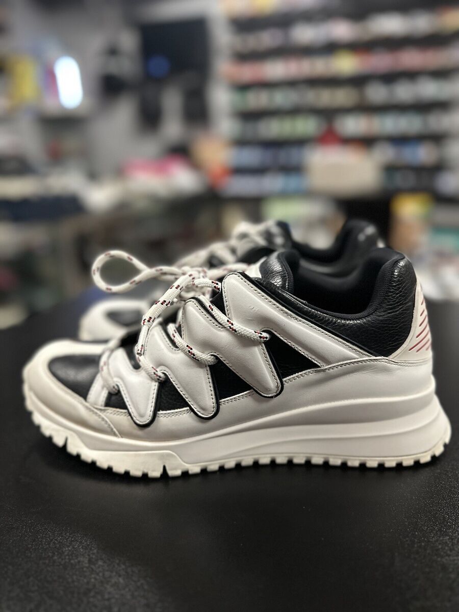 Size 8LV/9US- Louis Vuitton White Black Red Zig Zag Sneakers Size 8LV/9US- Louis Vuitton White Black Red Zig Zag Sneakers