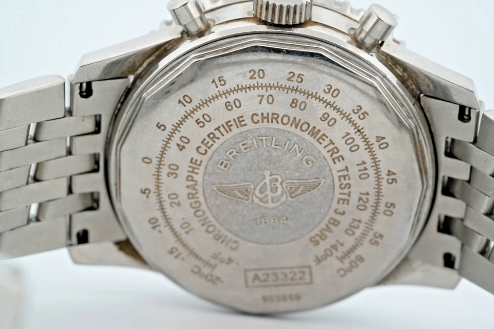 BREITLING Navitimer A23322 Chronograph Automatic Men's Watch | Case | Band Parts - Image 4 of 4