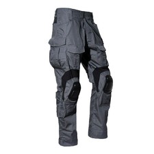 Men Tactical Cargo Pants Overalls Combat Clothes with Knee Pads Trouser Military