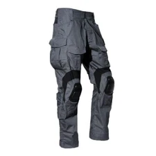 Men Tactical Cargo Pants Overalls Combat Clothes with Knee Pads Trouser Military