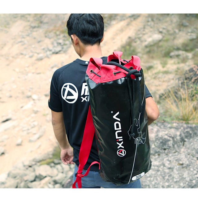 Waterproof Rock Climbing Mountaineering Rope Backpack Bag Drawstring Closure eBay