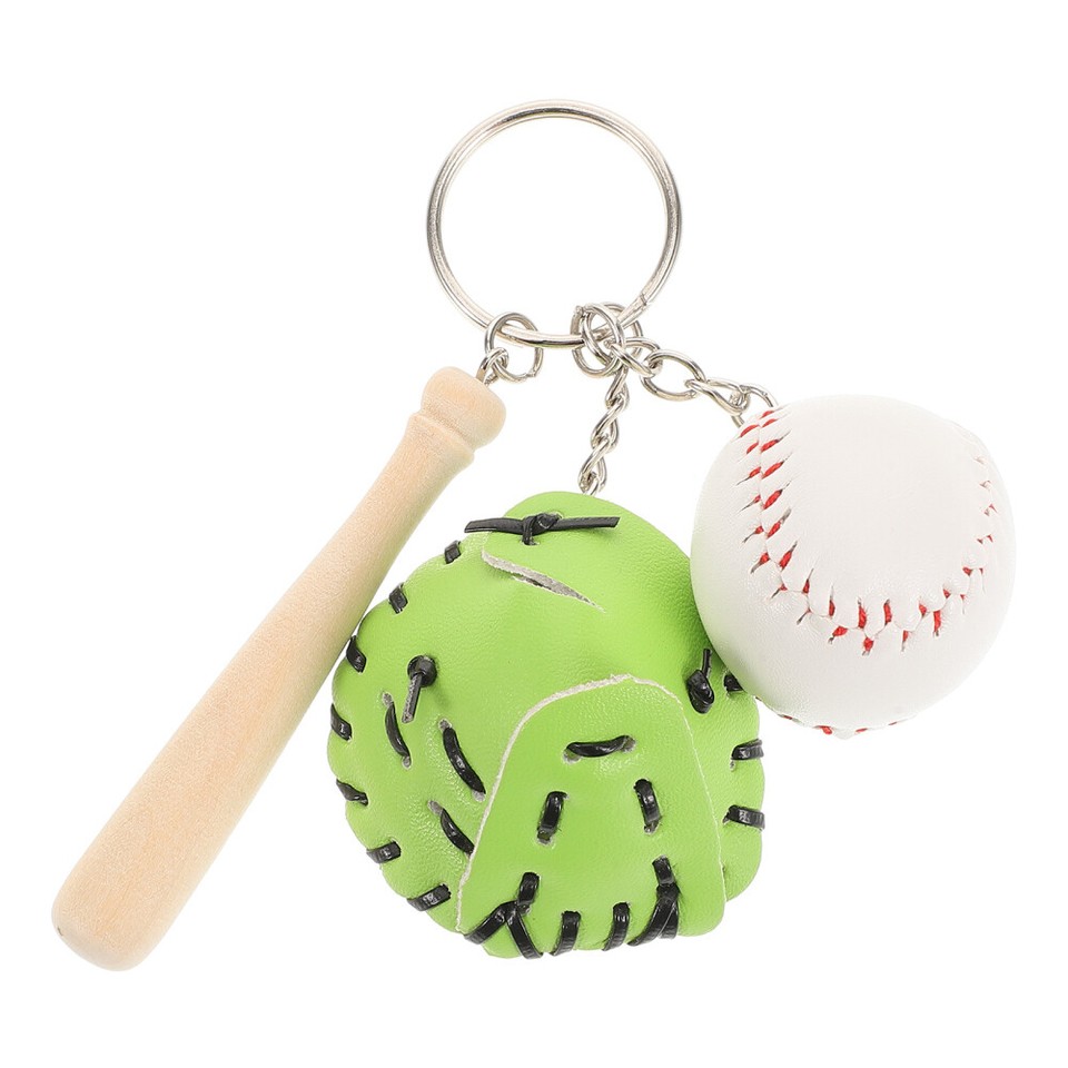 Softball Charms Baseball Key Rings Sports Bag Creative Keychain eBay
