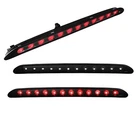 Led 3. Brake Light Fits VW Polo 6R 6C 2009+ Black Clear With Washer Nozzle