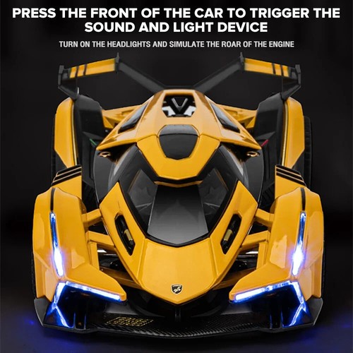 1/32 Lamborghini V12 Vision GT Metal Car Diecast Alloy Car Model Kid Toy Vehicle - Picture 2 of 21