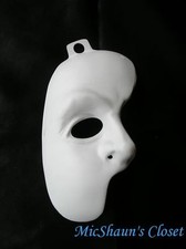 NEW PHANTOM OF THE OPERA 1/2 MASK PVC Licensed Mardi Gras Masquerade Party