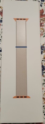 Apple Watch Series 9 41mm Aluminum Case with Sport Loop - Starlight, One Size...