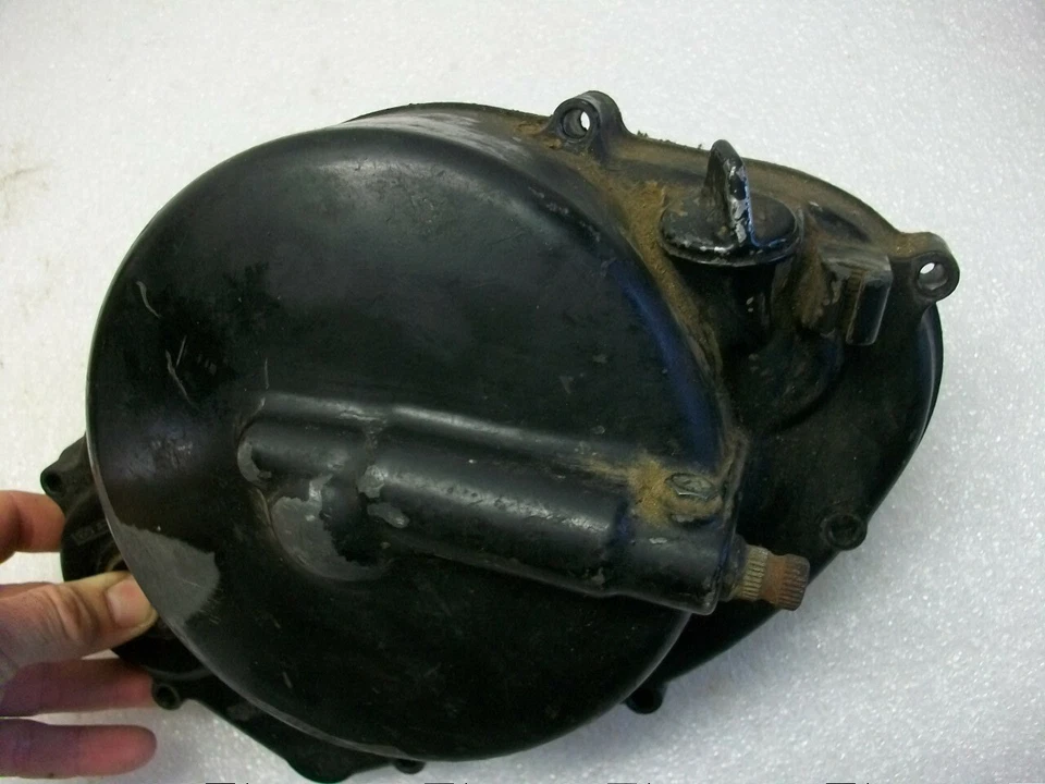 OEM! 1974 1975 1976 Kawasaki KX 250 KX250 Engine Motor CLUTCH COVER Right Case - Image 2 of 4