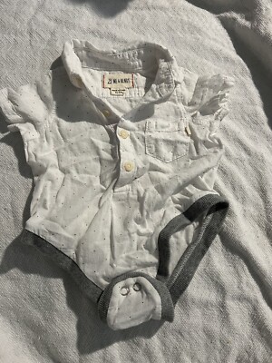 Baby Boy 0-3m Me & Henry  Body Suit Outfit