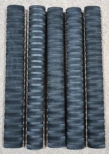 5x RING CHEVRON Players Cricket Bat Grips - BLACK - Oz Stock