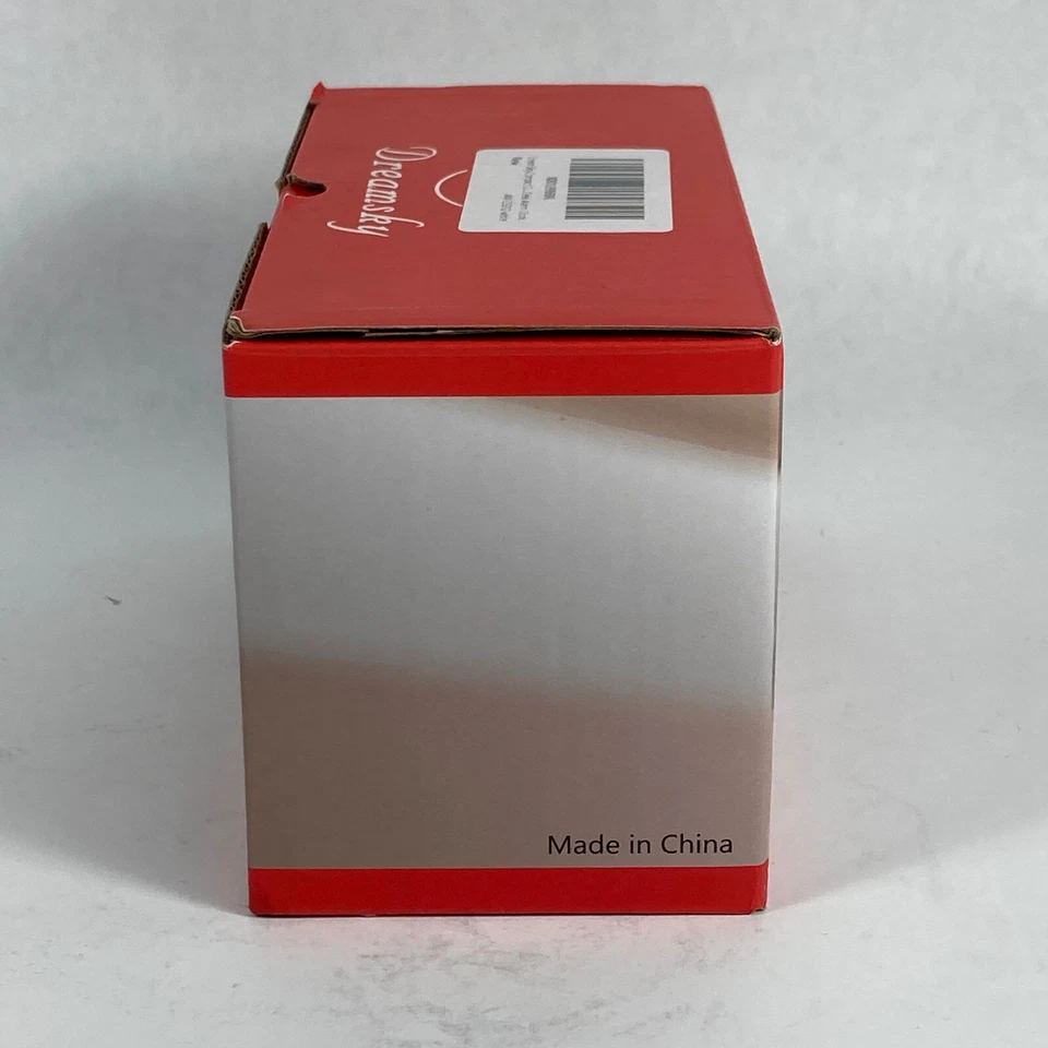 Dreamsky Compact Digital Alarm Clock USB Charger 0-100% Brightness White Display - Image 3 of 4