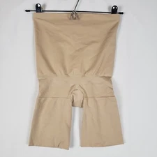 Spanx Assets Shaping Panty Brief Womens Medium Nude Beige Hi Waist X Firm