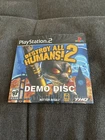 Destroy All Humans! 2 Demo Disc Playstation 2 Complete! Near Mint Disc