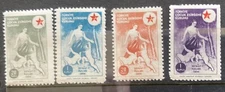 TURKEY: 1956. Set of 4. SC#RA188-RA191, MNG Woman and Children.  Lot#12-12081