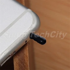 3.5mm Rubber Earphone Ear Cap Dock Anti-Dust Plug Stopper F/ Cell Phone 3 Colour