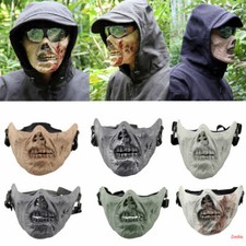 Tactical Zombie Skull Skeleton Motorcycle Halloween Cosplay CS Face Mask US SHIP