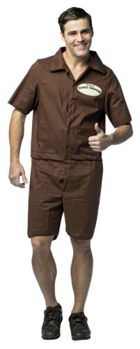 Mr Cooter Beaver Grooming J Adult Costume Brown Jumpsuit Halloween Rasta Imposta - Picture 1 of 1