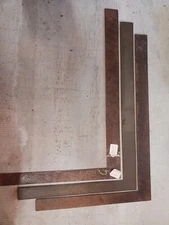 3 Vintage Framing Squares DUNLAP Nichols And Hart Mgf Co