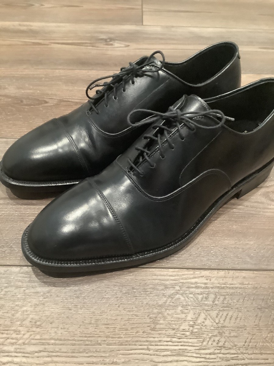 JOHNSTON & MURPHY Captoe Crown Aristocraft 24-4971 Black JOHNSTON & MURPHY Captoe Crown Aristocraft 24-4971 Black